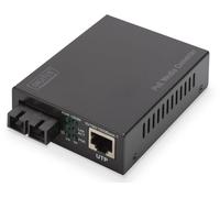 DIGITUS DN-82160 DIGITUS Convertisseur de média Gigabit PoE, RJ45 / SC, SM, PSE