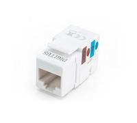 Digitus Module Keystone Cat-5e non blindé – RJ45 1GBase-T 100MHz AWG26-22 – Sans outil Blanc