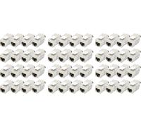 DIGITUS Keystone Module Cat-6A Blindé - 48 pièces - RJ45 femelle - 500 MHz 10GBase-T - AWG 26-22 - Montage sans outils