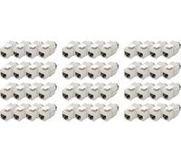 DIGITUS Keystone Module Cat-6A Blindé - 48 pièces - RJ45 - Compatible Design - 500 MHz 10GBase-T - Montage sans Outils
