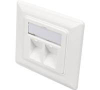 Digitus DN-93801-1 support Keystone 2x blanc