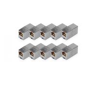 Digitus DN-93901-10 Coupleur Modulaire CAT 5e RJ45 10 Pièces Plaqué Or Argent