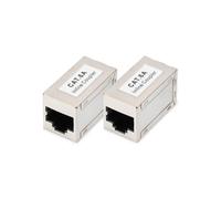 Digitus DN-93905 - RJ45 Coupler Cat 6A - Pack of 2 - LAN Cable Extension - Cat6A