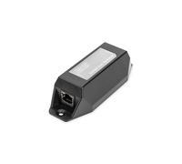 Digitus DN-95123 : Répéteur PoE Gigabit Ethernet, portée 100m, 2 ports RJ45, IEEE 802.3af/at, sortie 22W, montage mural, -10°C à 45°C