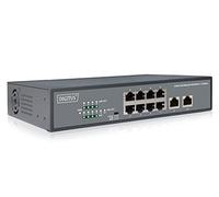 Digitus Commutateur DN-95323-1 non géré 8x10/100 PoE+ +2 liaisons montantes PoE+ (120 W) de bureau