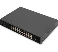 Switch réseau Digitus DN-95355 16 ports 10 / 100 MBit/s fonction PoE