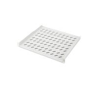 Digitus DN-97614 : Étagère fixe 1U 19" pour armoire réseau, Acier, Gris, Charge max. 15kg, Grille de montage, 500x410mm (LxP)