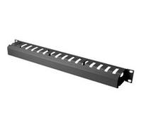 Digitus Panneau de guidage des câbles avec couvercle amovible pour armoires de 483 mm (19"), 1 U