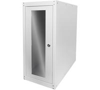 Digitus DN-CC 9001 mit Glastür Armoire pour PC (l x H x P) 300 x 650 x 600 mm Gris Clair (RAL 7035)