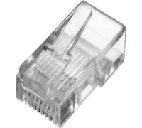 Digitus DN-MO-8-8-SR Connecteur modulaire Digitus pour câble rond, non blindé, 100 pièces DN-MO-8-8-SR Fiche mâle RJ45 Nombre de