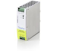 DIGITUS Alimentation Industrielle sur Rail DIN - 24 V CC / 5 A / 120 W - Tension d'entrée 90-264 V CA - Largeur 40 mm - Montage sur Rail DIN dans l'armoire électrique - Gris