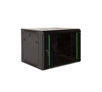 Digitus DN1912UECN Rack Mural 12U 19" (48.3cm) 600x450x600mm Acier/Verre Noir avec Verrouillage et Kit de Montage Mural