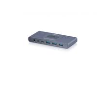 Digitus DS-12855 Commutateur KVM HDMI 2x1 | UHD 4K@60Hz | 3x USB-A 3.1 Gen1 | 1x USB-C USB 3.1 Gen1 | Audio | Core Line