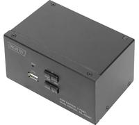 Digitus DS-12860 2+1 ports Commutateur KVM HDMI télécommande, clavier 3840 x 2160 Pixel