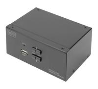 Digitus Commutateur KVM DisplayPort DS-12862 2 ports 4K (3840 x 2160) 60 Hz Dual-View