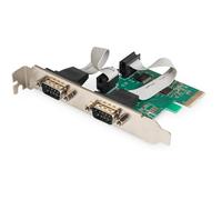 Digitus DS-30000-1 carte d'interface série PCIe adaptative | 2 ports | AX99100