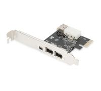 Digitus Carte contrôleur PCIe DS-30201-5, 3+1 ports FireWire 400
