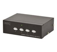 DIGITUS DS-45100 - Commutateur pour moniteur - 4 x VGA - de bureau