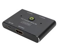 8K HDMI Switch, 2x1 black