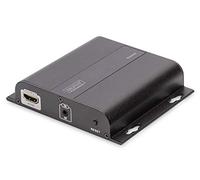 DIGITUS DS-55123 Extender HDMI/HDMI Splitter - UHD 4K 30 Hz - 120 m Via câble LAN/Illimité Via Ethernet (Compatible IP) - Unité réceptrice pour DS-55122 - Loop-Out, IR Infrarouge - HDCP 1.4