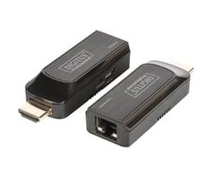 Digitus DS-55203 extension audio/video Émetteur et récepteur réseau Noir, Extension HDMI
