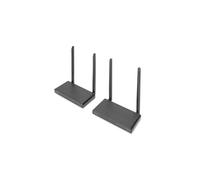 Digitus DS-55321 Kit Extension KVM HDMI Sans Fil 200m, Full HD 1080p/60Hz, USB 2.0, Wi-Fi 5, Cryptage AES 128-bit, HDMI Loop Out