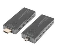 Digitus DS-55324 Set de transmission sans fil HDMI 30 m 3840 x 2160 Pixel afficheur LED intégré, v