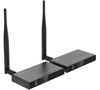 Digitus DS-55346 Prolongateur HDMI 100 m 5 GHz 1920 x 1080 Pixel afficheur LED intégré, avec fonction loop, Transmission sans fil sécurisée