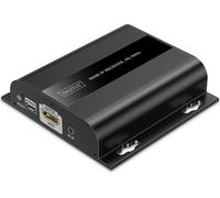 Digitus DS-55352, 4096 x 2160 px, Émetteur et récepteur AV, 200 m, Câble, Noir, HDCP