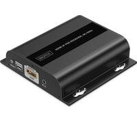 Digitus DS-55354, 4096 x 2160 px, Émetteur et récepteur AV, 200 m, Câble, Noir, HDCP
