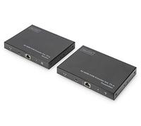 DIGITUS DS-55513 Extender KVM HDMI - UHD 4K 60 Hz - 70 m via câble LAN - Kit : émetteur & récepteur - Loop-Out, audio - HDMI 2.0 & HDCP 2.2/1.4