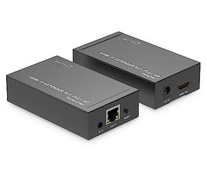 DIGITUS DS-55517 Extender HDMI/Splitter HDMI - Full HD 1080p 60 Hz - 120 m via câble LAN/Illimité via Ethernet (compatible IP) - Kit : émetteur & récepteur - HDCP 1.3