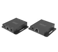 DIGITUS DS-55519 Extendeur HDMI - UHD 4K 30 Hz - 40 m via câble LAN - Kit : émetteur et récepteur - Boucle de sortie, infrarouge IR - HDMI 1.4 & HDCP 1.4