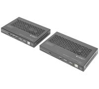 HDBaseT 3.0 KVM Extender Set, 100 m USB 2.0, PoC, RS232, IR, eARC/ARC, black
