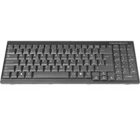 Digitus DS-72000CH filaire Clavier KVM suisse, Qwertz noir