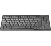 Digitus DS-72000UK filaire Clavier KVM anglais britannique, QWERTY noir