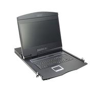 DIGITUS DS-72211-2GE DIGITUS 19" Modulare Konsole, mit KVM-Switch 8-Port