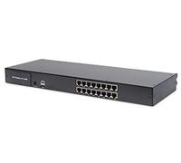 Digitus DS-72217 commutateur écran, Clavier et Souris Grille de Montage Noir
