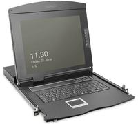 Digitus DS-72221-1GE 1 port Console KVM VGA souris, clavier 1920 x 1080 Pixel
