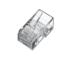 DIGITUS Ecoline AK1465 Connecteur modulaire RJ45 plat 8P8C non blindé