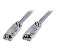 Digitus Câble LAN Cat-5e 15 m CCA avec RJ45 SF/UTP blindé Compatible Cat-6 et Cat-5 Gris