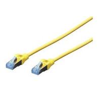 DIGITUS Ecoline - Cordon de raccordement - RJ-45 (M) pour RJ-45 (M) - 3 m - SFTP - CAT 5e - jaune G