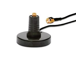 DIGITUS Embase d'antenne LAN sans Fil - pour Wi-FI 2,4 & 5 GHz - magnétique - connecteur RP-SMA - câble de 1,5m - Noir