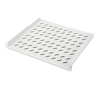 Digitus Tablette fixe 19 pouces 1U – Fixation avant – Charge 15 kg – Gris – Pour armoires ≥600 mm