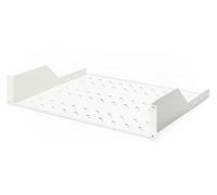 DIGITUS Étagère à Montage Fixe - 19 Pouces, 2U - Profondeur 352 mm - Gris | Fixation avant - Pour armoires réseau et serveurs d'une profondeur minimale de 450 mm - Charge admissible : 25 kg - Gris