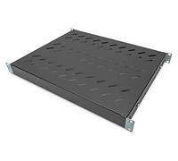 Digitus Tablette 19 pouces 1U - Profondeur variable montage fixe - 50 kg - pour baies ≥600 mm - Noir