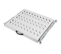 Digitus DN-19 TRAY-2-600 19 pouces Plaque de sol 1 UH extensible adapté à une baie de profondeur: 600 mm gris