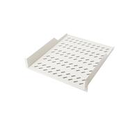 Digitus Étagère Fixe 19" 2U DN-19-TRAY-2-55, Profondeur 550mm, Gris, Charge Max. 25kg, Montage Armoire Réseau/Serveur, Acier Perforé
