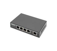 Digitus Extender Gigabit 4PPoE 4 Ports - DN-95128-1 - Extension réseau PoE+ 802.3at 60W - Ports RJ45 (1 Entrée/4 Sorties) - Portée 100m