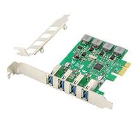 Digitus Carte d'extension PCIe USB 3.0 VL805 4 ports USB-A femelle Auto-alimentée